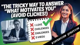 The Tricky Way to Answer 'What Motivates You' (Avoid Clich&eacute;s!) 🚀