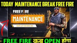 Maintenance Break Problem Solved 🤗 |How To Solved FreeFire Maintenance Break Problem | #maintenance​