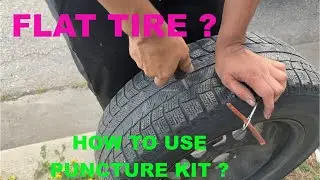 Flat Tire Repair at Home | Simple Fix Anyone Can Do