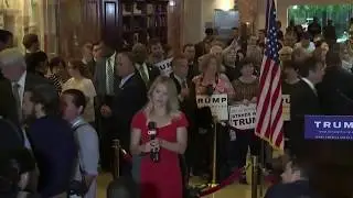 Sara Murray waits for Trump