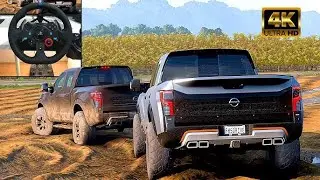 Nissan Titan Truck | Offroading | Forza Horizon 5 | Logitech g29 gameplay