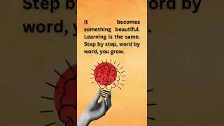 The Art Of Learning  #emotionaljourney #englishlanguage #english #storytellingwithoutwords #silentta