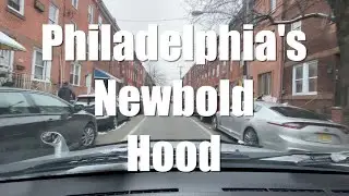 Driving Tour Philadelphia's Newbold Hood | South Philly Highly Gentrified Area Up Close (Narrated)