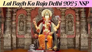 Lal Bagh Ka Raja Delhi 2025 || Ganesh Utsav 2025 NSP ||  Lal Bagh Ka Raja 2025 Netaji Subhash Place￼