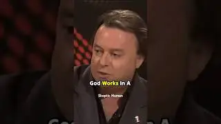 Christopher Hitchens - God works in mysterious ways #skeptic #god #religion #science #viralvideo
