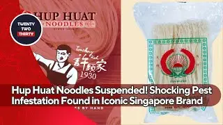 Hup Huat Noodles Suspended! Shocking Pest Infestation Found in Iconic Singapore Brand