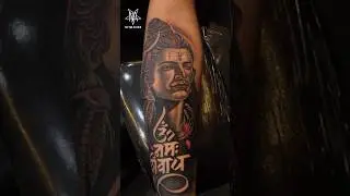 Divine Lord Shiva Mahadev Tattoo by @tattoosbyabishek N.A Tattoo Studio Delhi