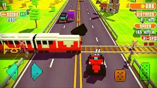 BLOCKY HIGHWAY:TRAFFIC RACING-( LEVEL #106 ) GAMEPLAY
