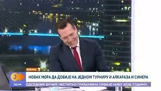 Novak juri 25 u 26 I Jutarnji program RTS