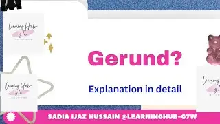 What is Gerund? Gerund in detail, explanation in hindi /Urdu | CSS