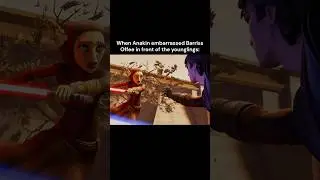Anakin Embarrasses Barriss Offee in Front of the Younglings