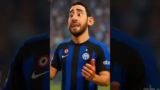 Hakan Calhanoglu  Goal -  Hakan Calhanoglu makes fun of Barcelona