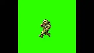 Rebel Soldiers Move Animation Green Screen | Metal Slug
