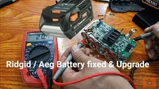 How to repair Ridgid 18v  battery