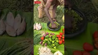 Farm to Bowl:Pure,organic, and full of life.#villagelife 🐟🍅#shorts#viral  #youtubeshorts#africa