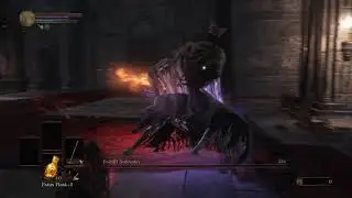 DARK SOULS 3, Kairos 1st assassin 0 level up run, Pontiff Sulyvahn close death