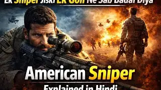 America Ka Sabse Khatarnak Sniper 🔫 | American Sniper Full Movie Explained Hindi