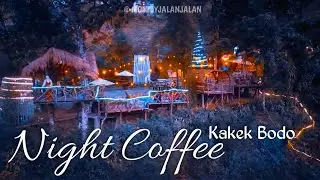 NIGHT COFFEE | CAFE VIRAL DI KAWASAN AIR TERJUN KAKEK BODO - TRETES PRIGEN PASURUAN