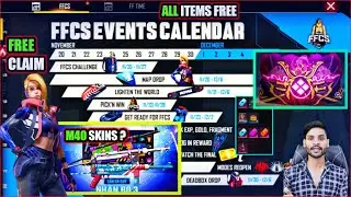 CLAIM ALL FREE ITEMS | FFCS EVENT CALENDAR AND FULL DETAILS | SHIV GAMING | FREE FIRE !
