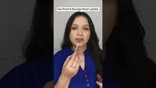 ❤️Kiss proof & Smudge Proof lipstick ❤️ #trending #cosmetics #lakme #kissproof