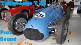 Start Up Talbot Lago T 26, Vintage Grand Prix Racer