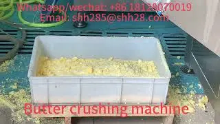 Commercial butter crushing machine butter breaking machine food machinery frozen meat crusher