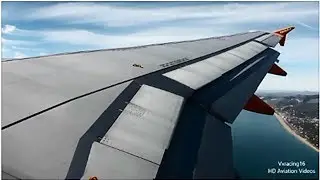 Easyjet EZY7384 Barcelona El Prat (BCN) - London Southend (SEN) A319 G-EZDH *FULL FLIGHT* [1080p HD]