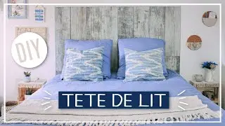 DIY T&Ecirc;TE DE LIT FACILE & Transformation Chambre (Room Makeover)