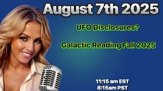 August 7th 2025 Galactic Reading Fall 2025 ; Disclosures?