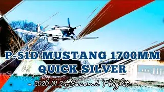 #rc비행기 #FMS #P-51D Mustang #1700mm #Quick Silver #Awesome #Nice Landing