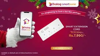 Revolutionize your home with the Dialog Smart Extension Cord! 🎅❄️