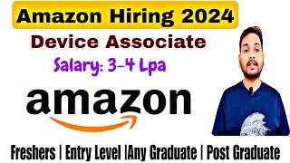 Amazon Biggest Hiring 2024 | Freshers Recruitment Drive | Chennai | Direct Exam | Interview Mail
