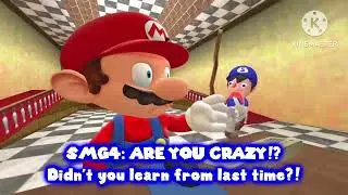 Mario and SMG4 Reacts Godzilla Vs Siren Head by Branzilla.