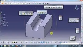 All types of fillets in catia | (Edge,Variable Radius,Chordal,Face-Face,Tritangent Fillet)