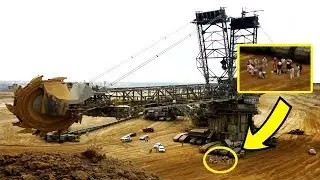 Wow Monster of the mega-machine! Huge excavation cars and giant saws!