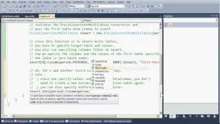 How to insert multi tables in Oracle using Irwsoft Data Framework.