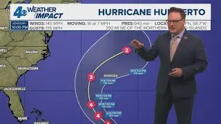 Tropical Weather Impact: Humberto Powerful Cat 4, forecast to strengthen as Cat 5