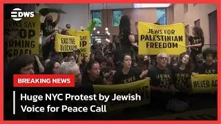JUST IN: Huge NYC Protest by Jewish Voice for Peace Calls for Gaza Ceasefire | AC15
