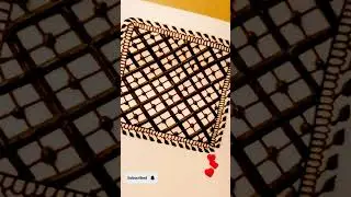 Bridal 🥳 Grids mehndi tutorial for beginners #shorts #trending #viral #mehndi