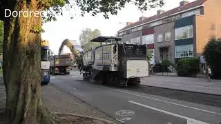 Asfalt werkzaamheden op de Crayensteynstraat - Krommedijk.