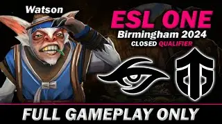 WATSON MEEPO! Entity VS Team Secret ESL ONE Birmingham WEU - Full Gameplay Meepo #646