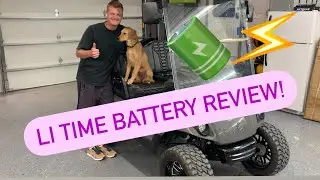 Reviewing the 48v Li Time 100ah Battery in my Yamaha Golf Cart!