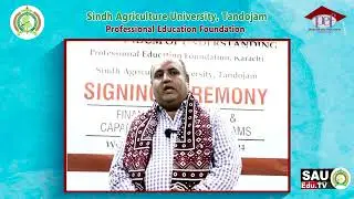 Mr. Sameer Imtiaz | Manager Alumni Association | SAU and PEF Collaborate to Empower Future Leaders
