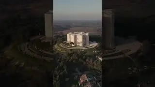 Castel del Monte is a 13th-century citadel on a hill in Puglia, southeast Italy #drone #aerial