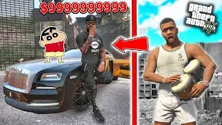 LOS SANTOS SAGA: When Poor SHINCHAN And FRANKLIN Becomes BILLIONAIRE in GTA 5!