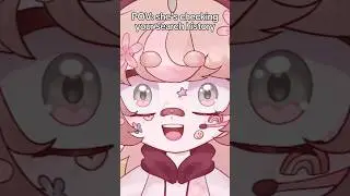 POV: she&rsquo;s checking your search history #vtuber #memes #skit