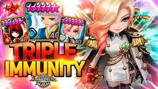 INFINITE IMMUNITY with Velajuel, Woosa and Illianna - Summoners War