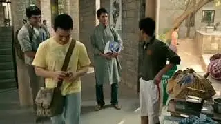 3idiot movie comedy with motivational speech scenes , amir khan, R madhaban sarman jhoshi, boman l..