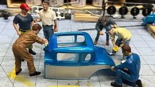 Обновление №3 освещения и сборки купе Revell 30 Model A