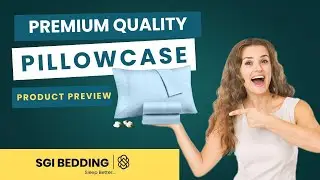 Premium Quality Pillowcase | SGI Bedding #luxurybedding #clothingbrand #sgibedding
